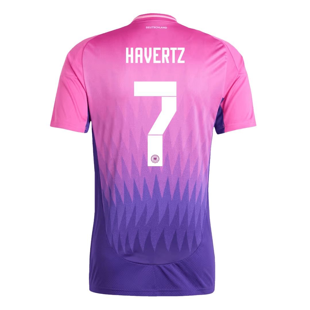 Kai Havertz #7 Germany Away Jersey EURO 2024-Deutschland