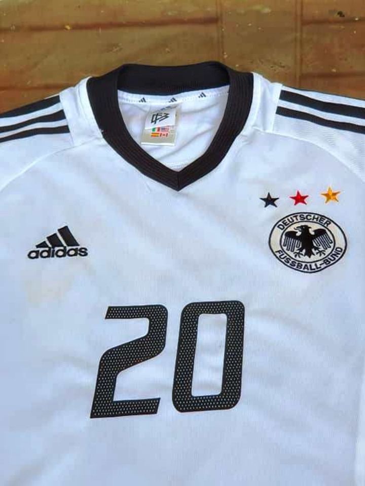 GERMANY 2002 FIFA WORLD CUP BIERHOFF 20 JERSEY-Deutschland