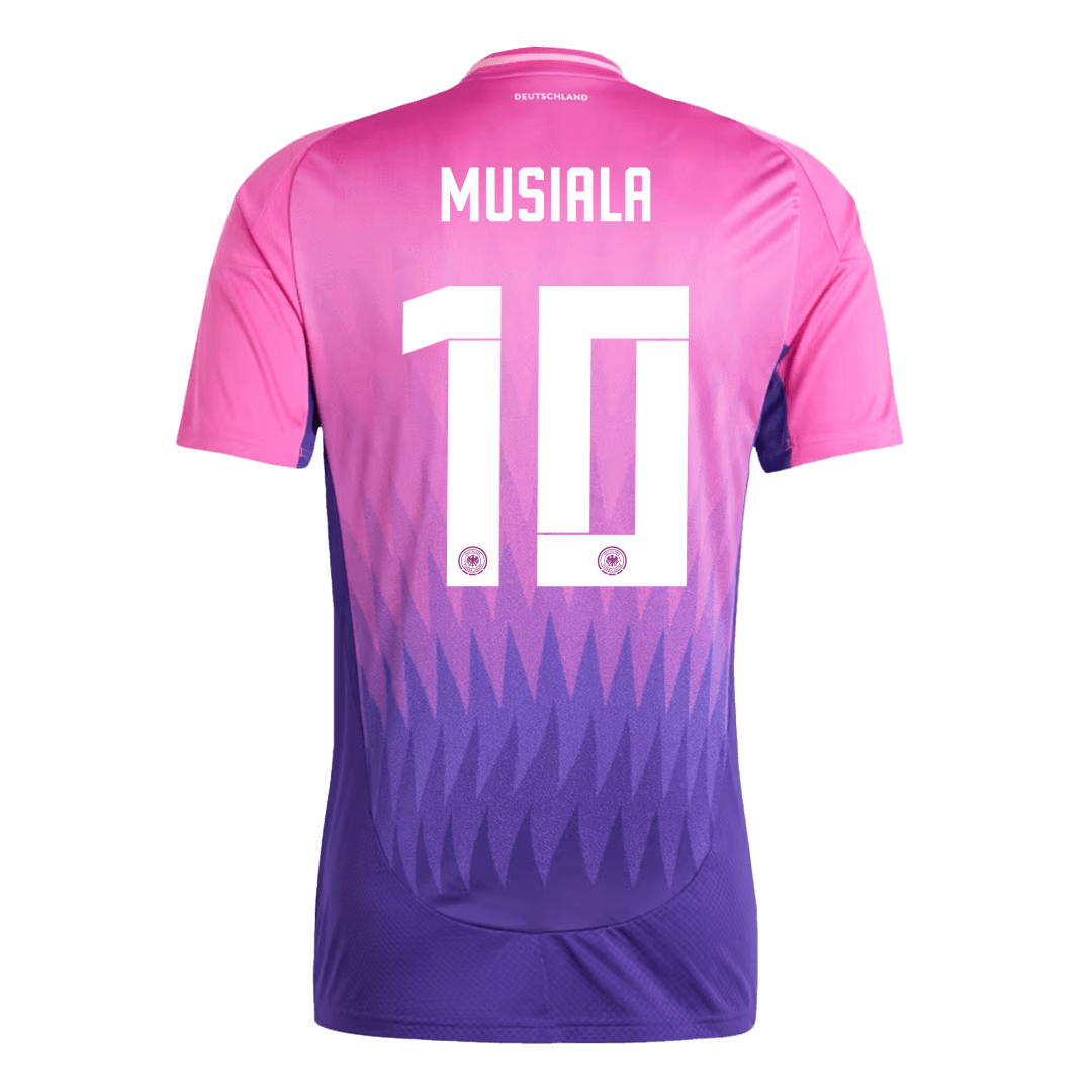 Jamal Musiala #10 Germany Away Jersey EURO 2024-Deutschland