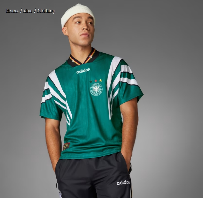 Germany Retro Jersey Away Euro Cup 1996