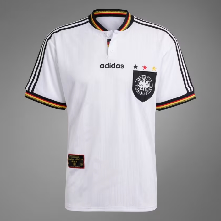 Germany Retro Jersey Home Euro Cup 1996-Deutschland