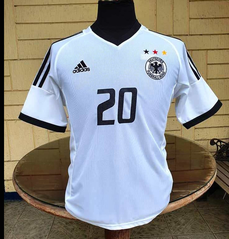 GERMANY 2002 FIFA WORLD CUP BIERHOFF 20 JERSEY-Deutschland