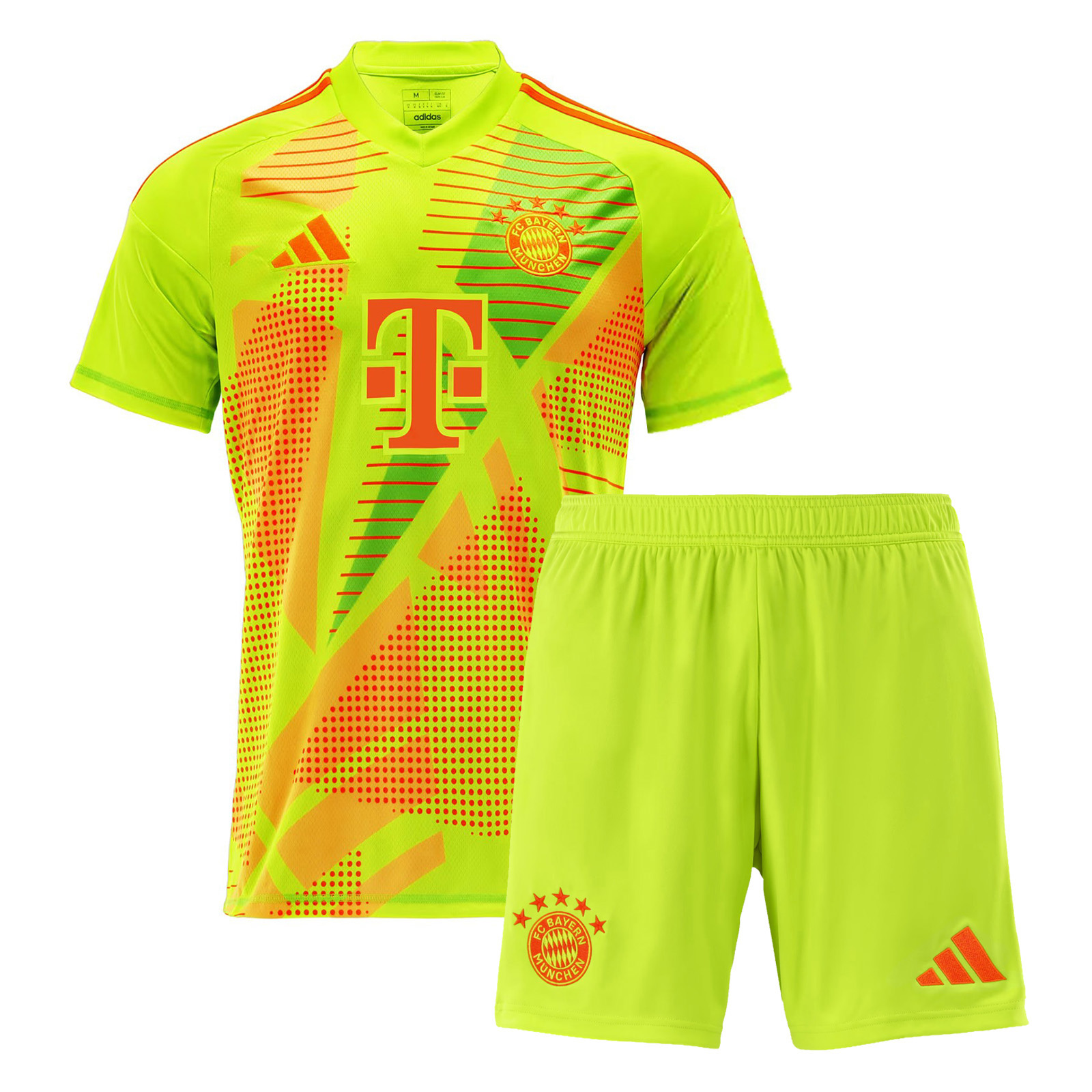 Kid's Bayern Munich Goalkeeper Jersey+Shorts 2024/25