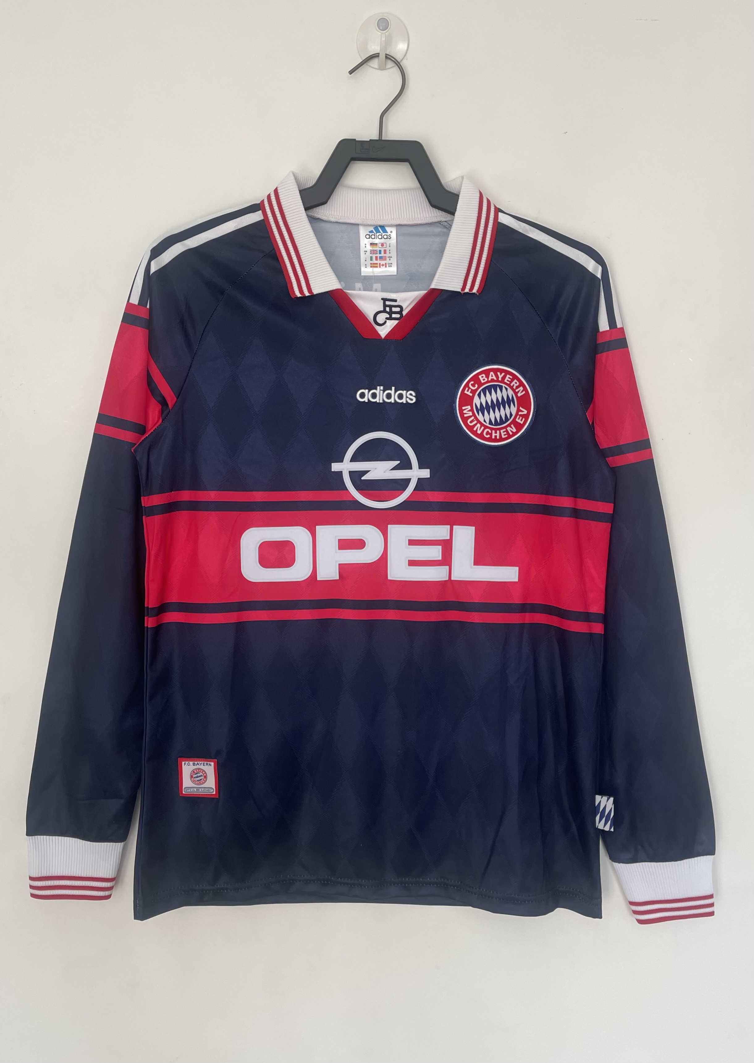 1997-99 Bayern Munich home long sleeves