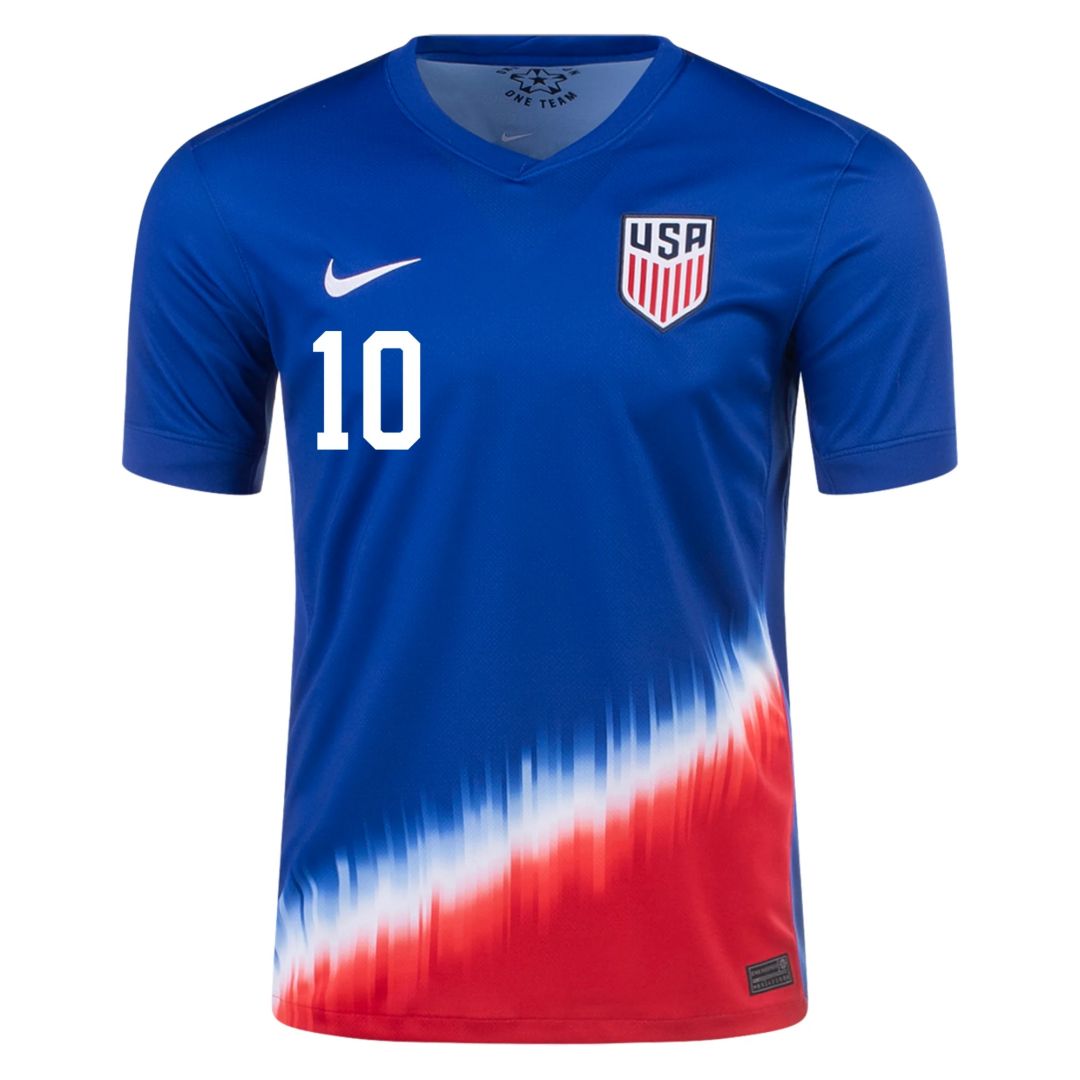 Christian Pulisic #10 USMNT Away Jersey Copa America 2024