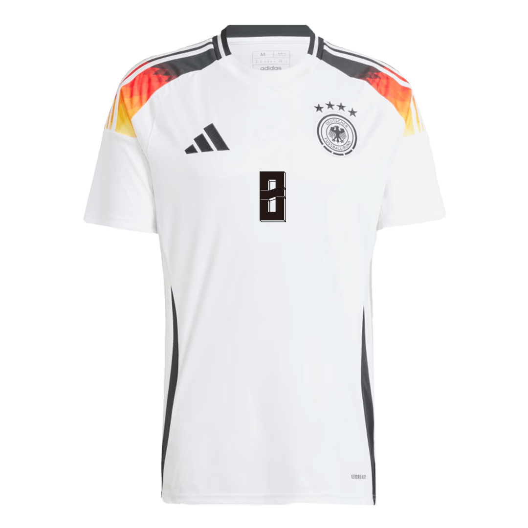 Toni Kroos #8 Germany Home Jersey EURO 2024-Deutschland