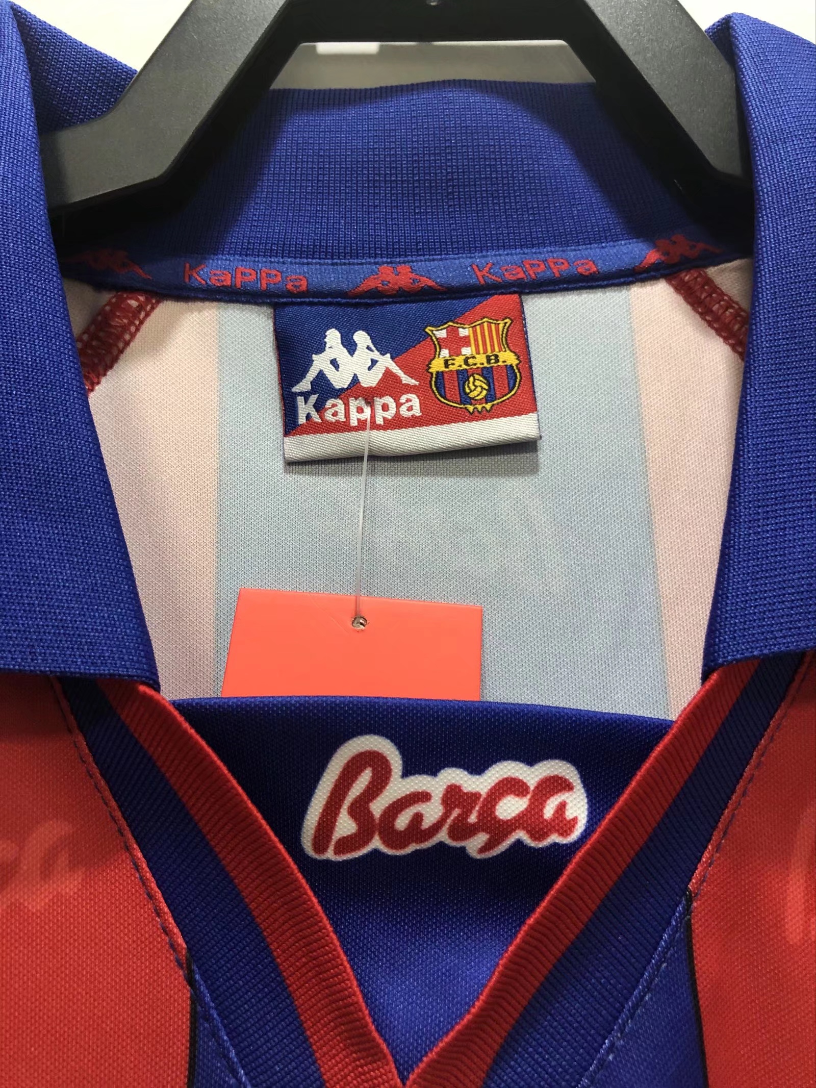 Barcelona Retro   Home  Long Sleeve Jersey 1996/97