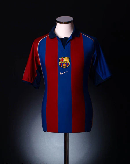 Barcelona Retro   Home Jersey 2001/02