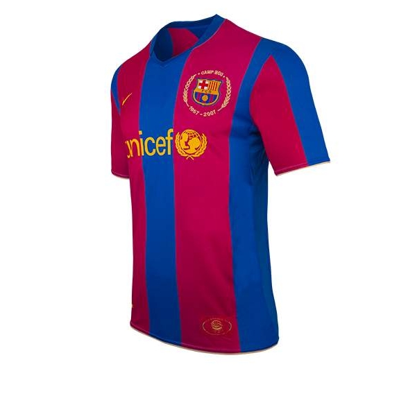 Barcelona Retro   Barcelona Home Jersey   2007/08