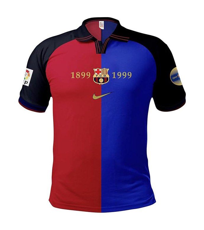 Barcelona Retro   Barcelona Centenary Jersey   1998/99