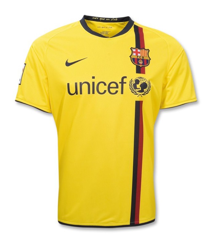 Barcelona Retro   Barcelona Away Jersey   2008/09