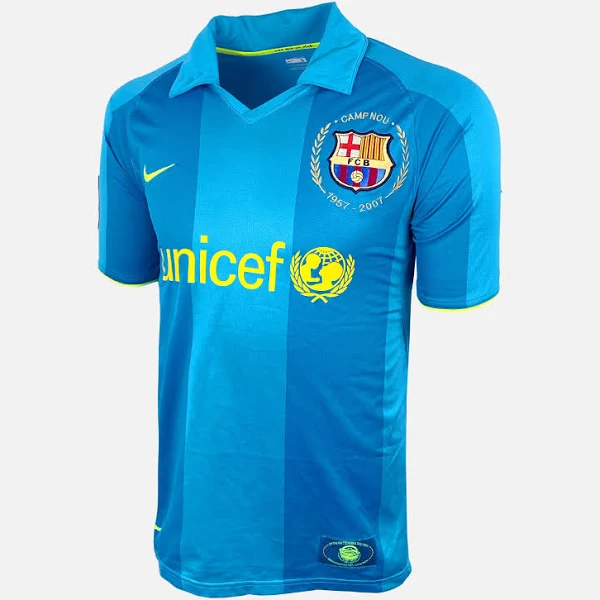 Barcelona Retro   Barcelona Away Jersey   2007/08