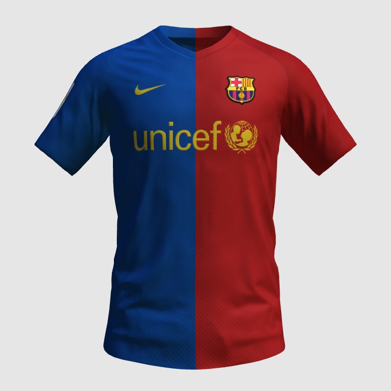 Barcelona Retro   Barcelona Home Jersey   2008/09