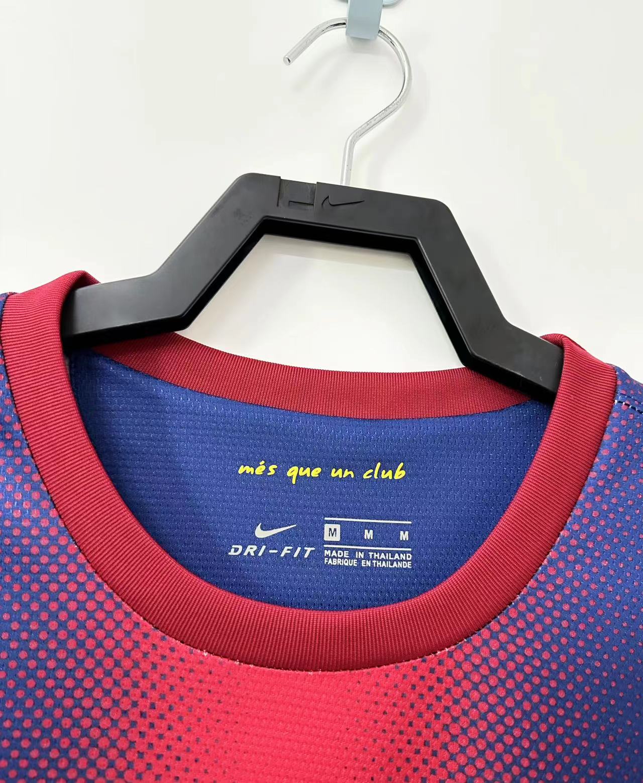 Barcelona Retro   Long Sleeve  Home Jersey   2012/13