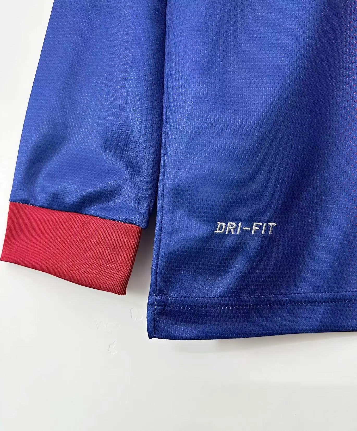 Barcelona Retro   Long Sleeve  Home Jersey   2012/13