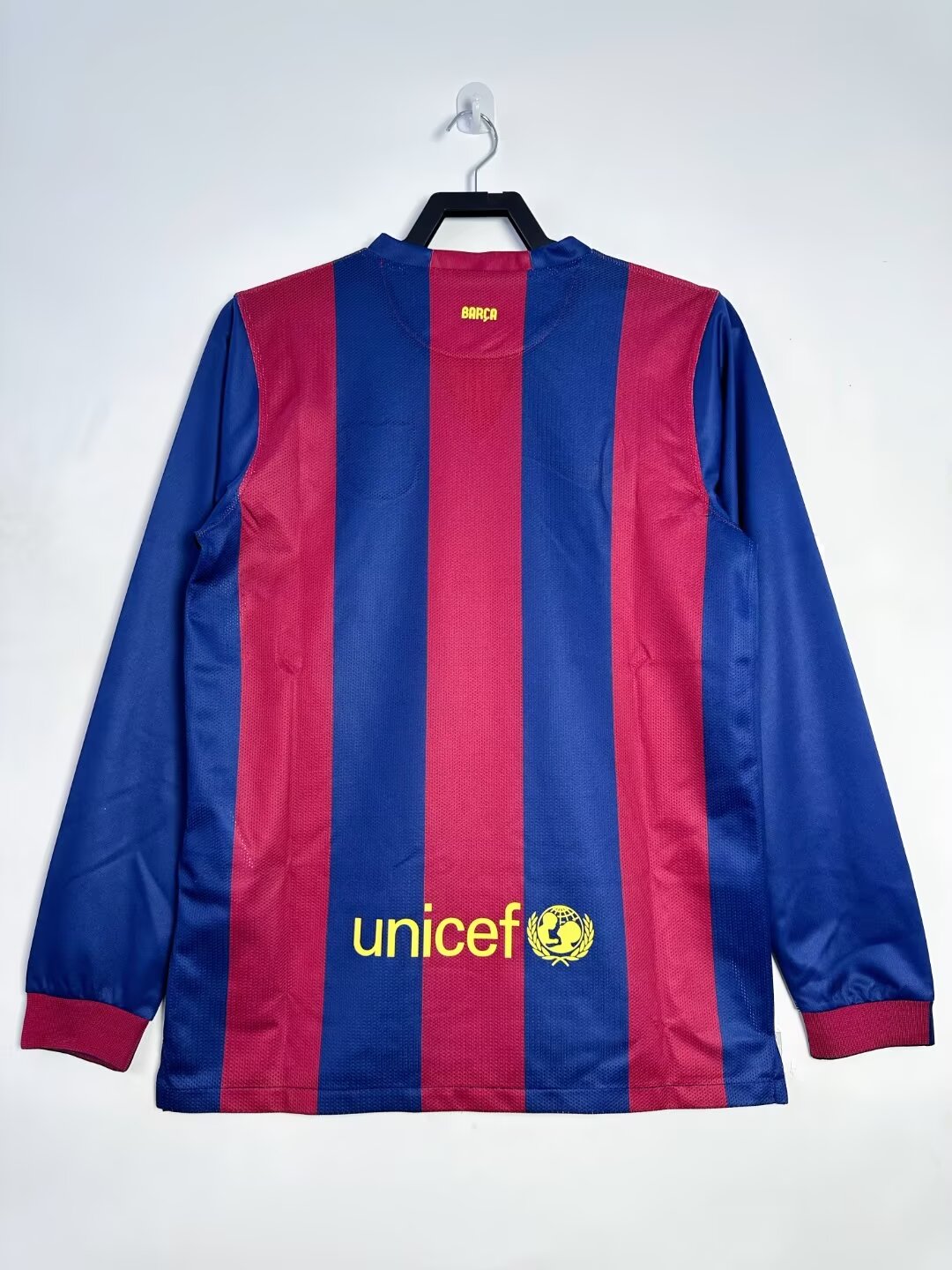 Barcelona Retro   Long Sleeve  Home Jersey   2014/15