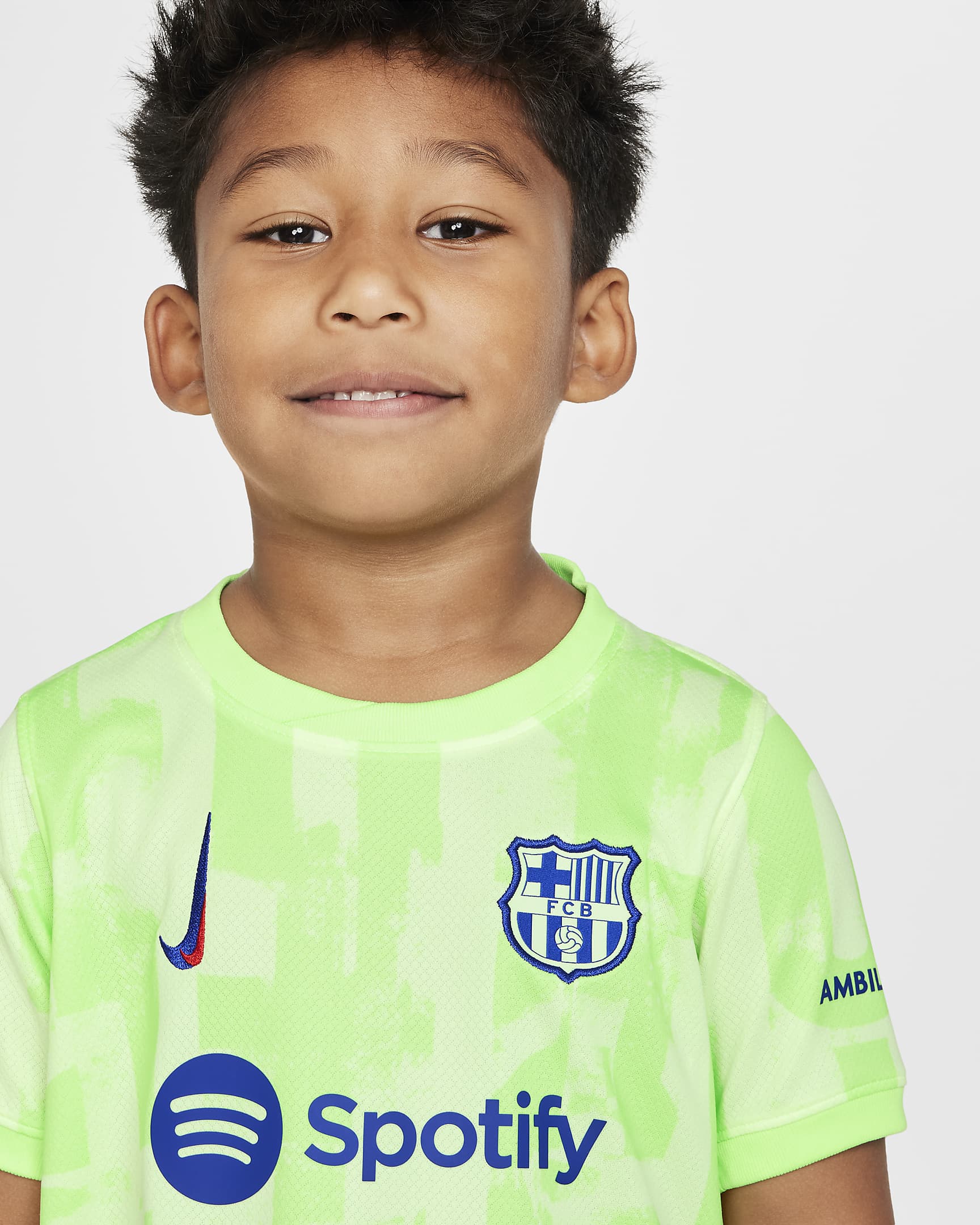 Kid's Barcelona Third Jersey+Shorts 2024/25