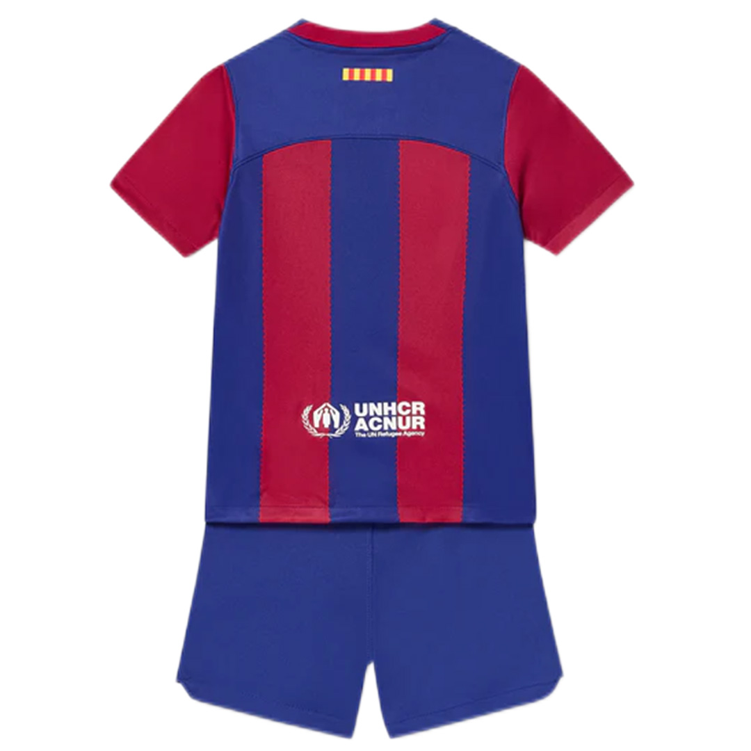 Kid's Barcelona Home Jersey+Shorts 23/24
