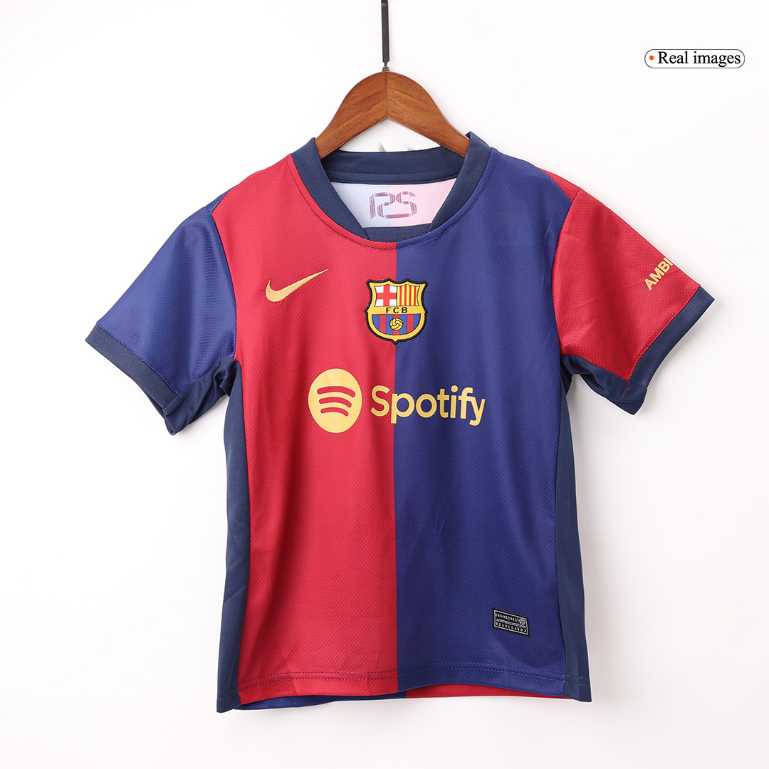 Kid's Barcelona Home Jersey+Shorts 2024/25