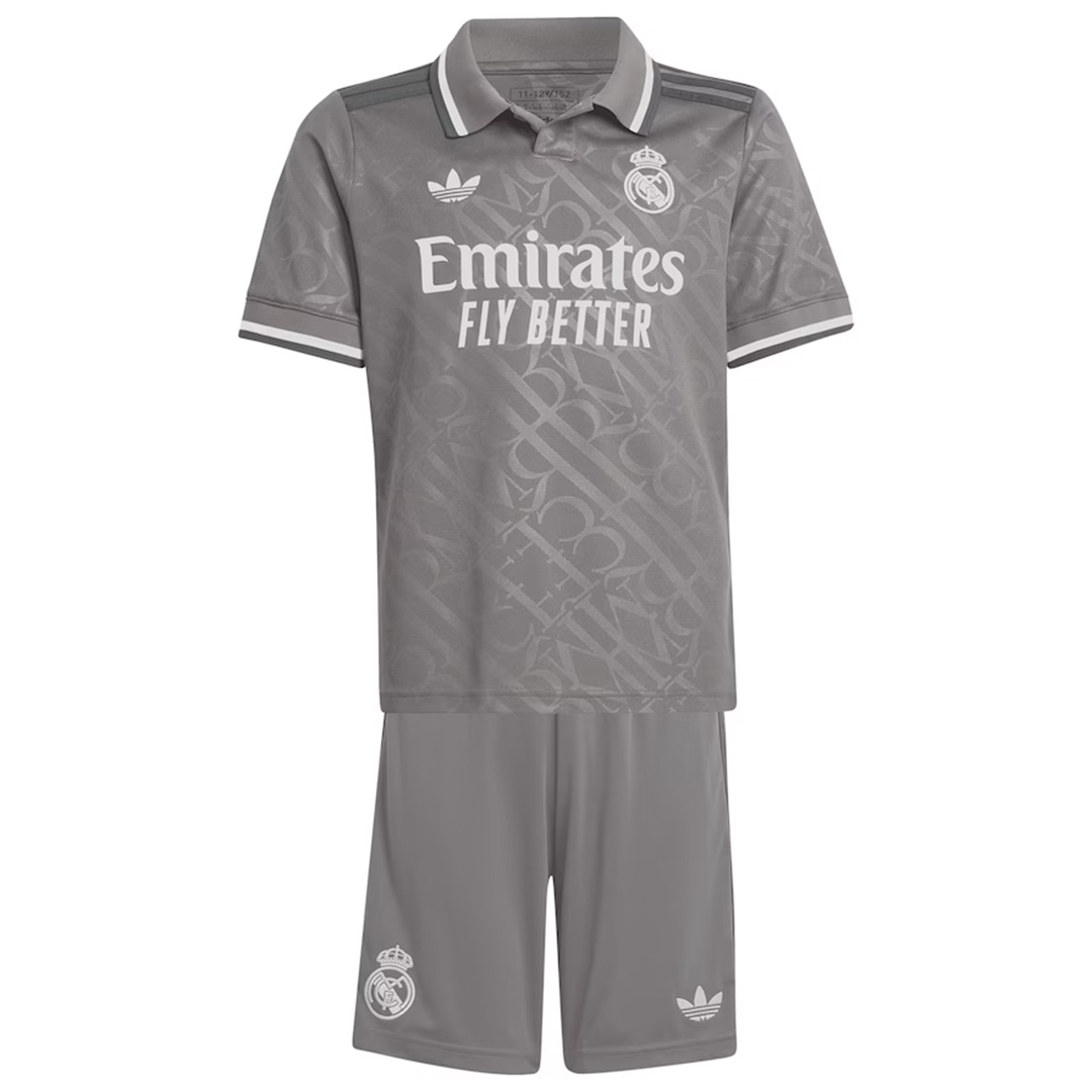 Kid's Real Madrid Third Jersey+Shorts 2024/25