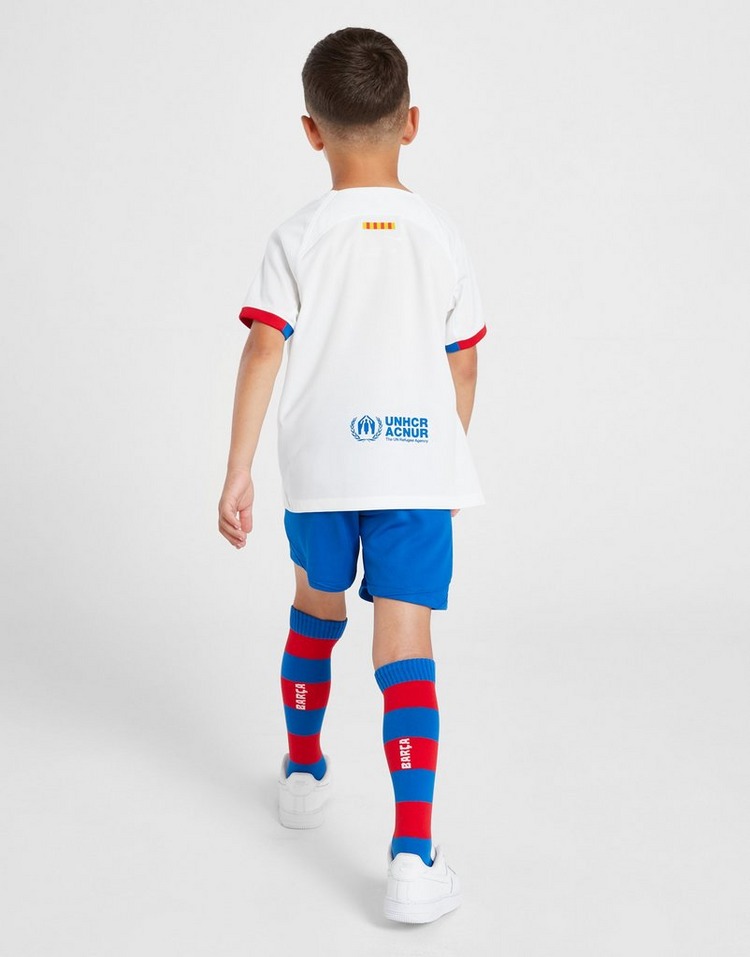 Kid's Barcelona Away Jersey+Shorts 23/24