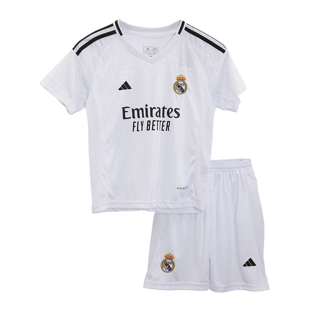 Kid's Real Madrid Home Jersey+Shorts 2024/25