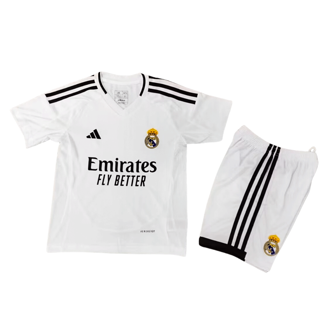 Kid's Real Madrid Home Jersey+Shorts 2024/25