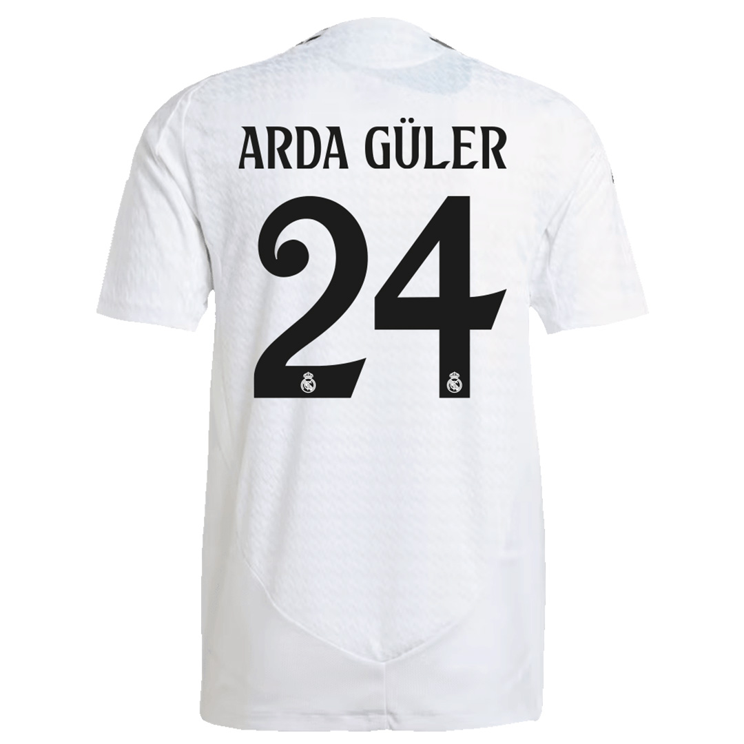 ARDA GÜLER #24 Real Madrid Home Jersey 2024/25