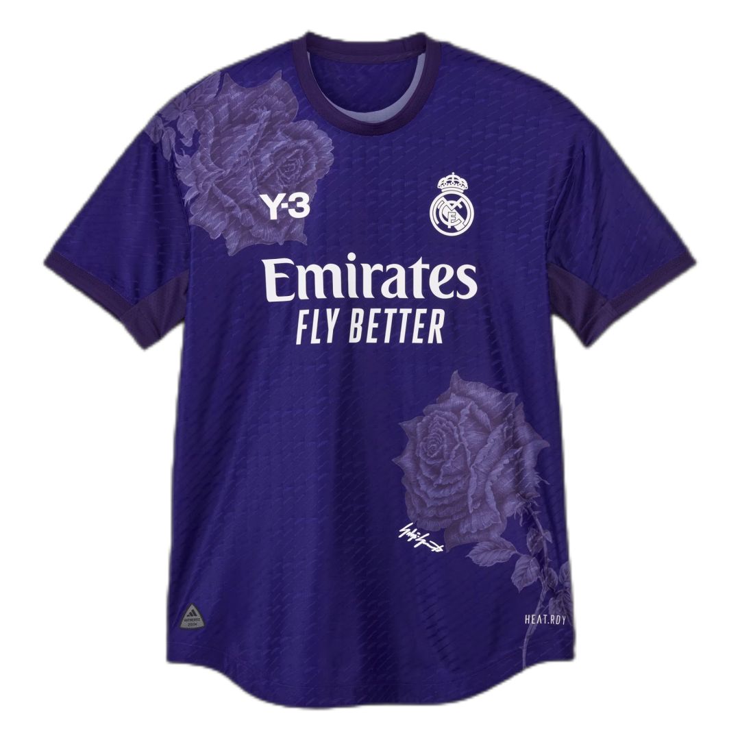 Real Madrid Y-3 Fourth Jersey Black Player Version 23/24