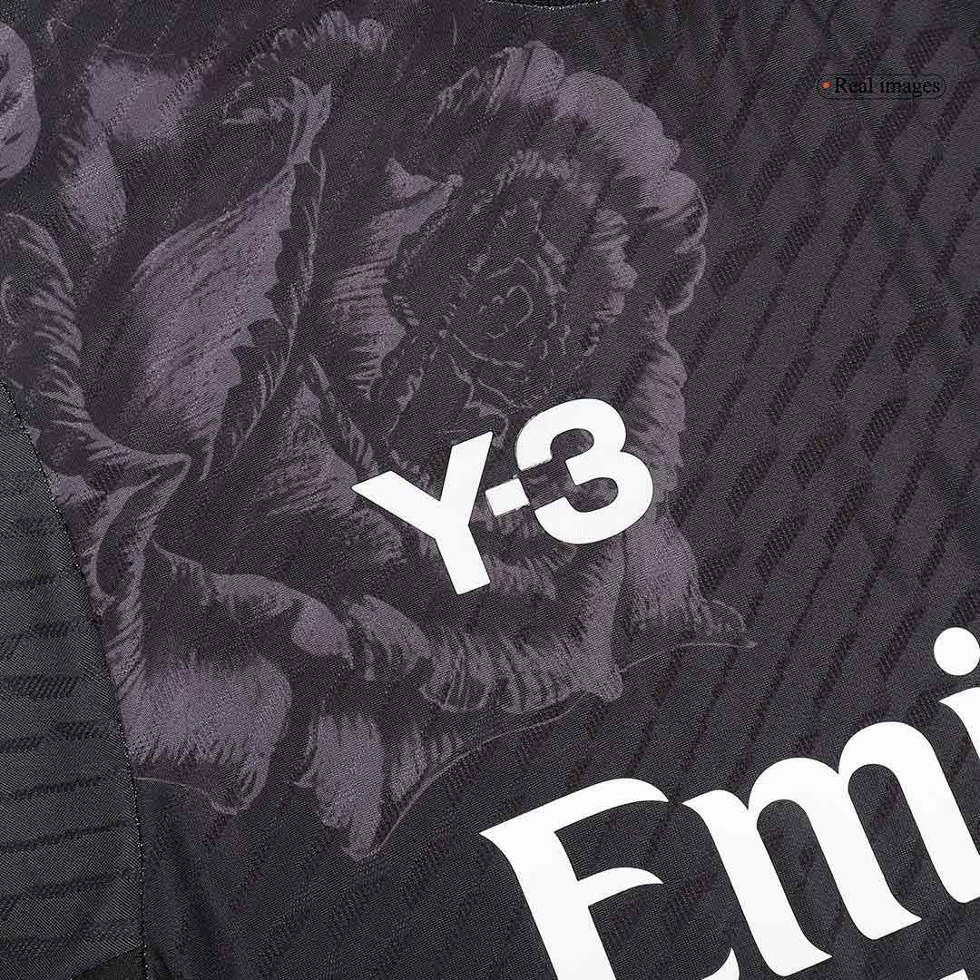 Real Madrid Y-3 Fourth Jersey Black Player Version 23/24