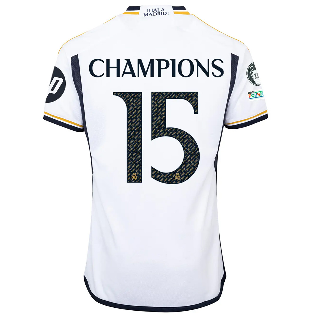 [CHAMPIONS #15] Real Madrid UCL FINAL Home Jersey 2023/24