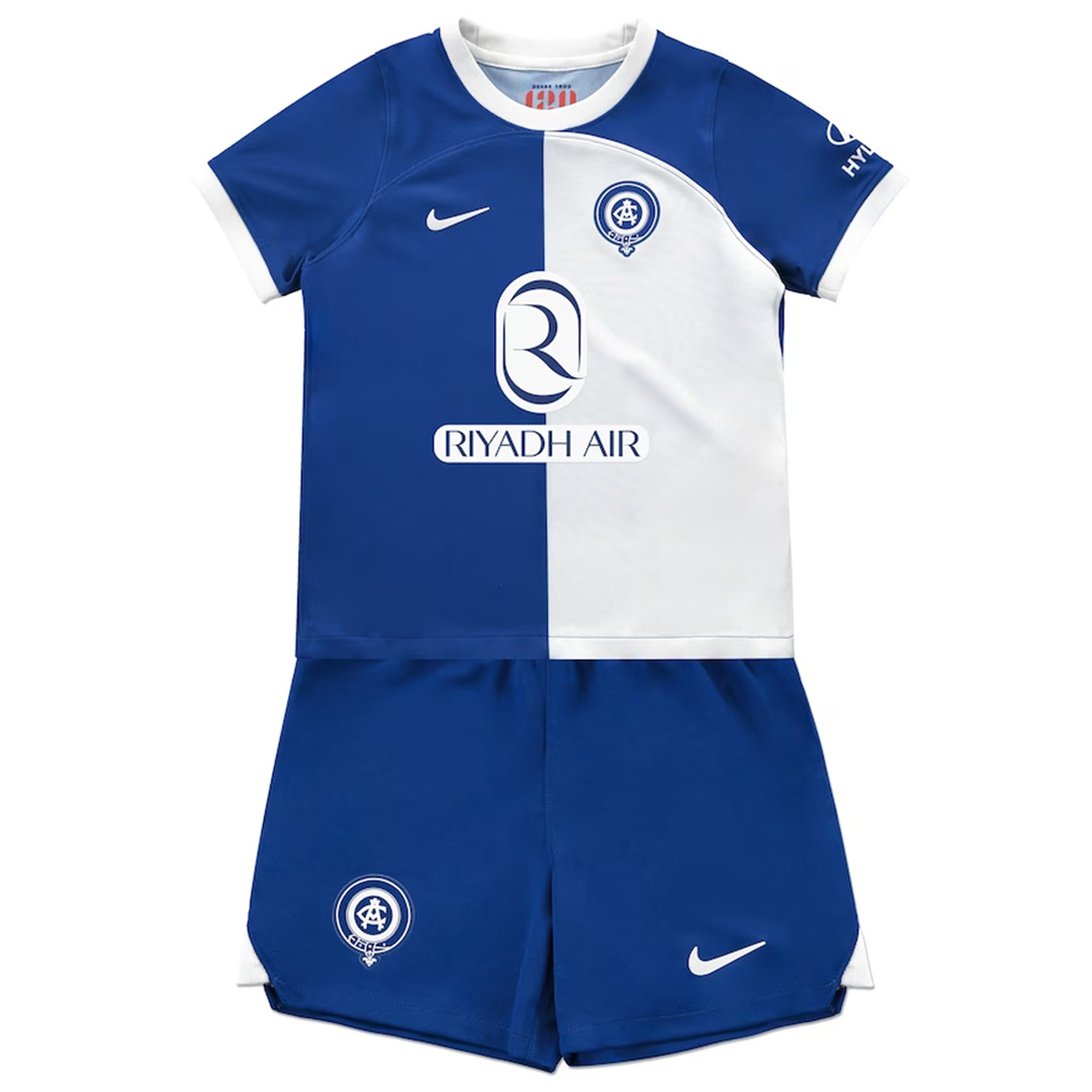 Kid's Atletico Madrid Away Jersey+Shorts 23/24