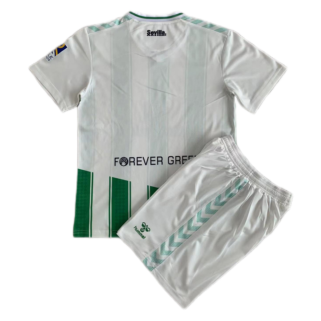 Kid's Real Betis Home Jersey+Shorts 23/24