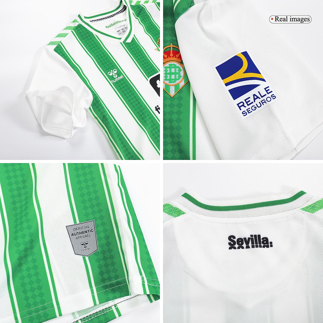 Kid's Real Betis Home Jersey+Shorts 23/24