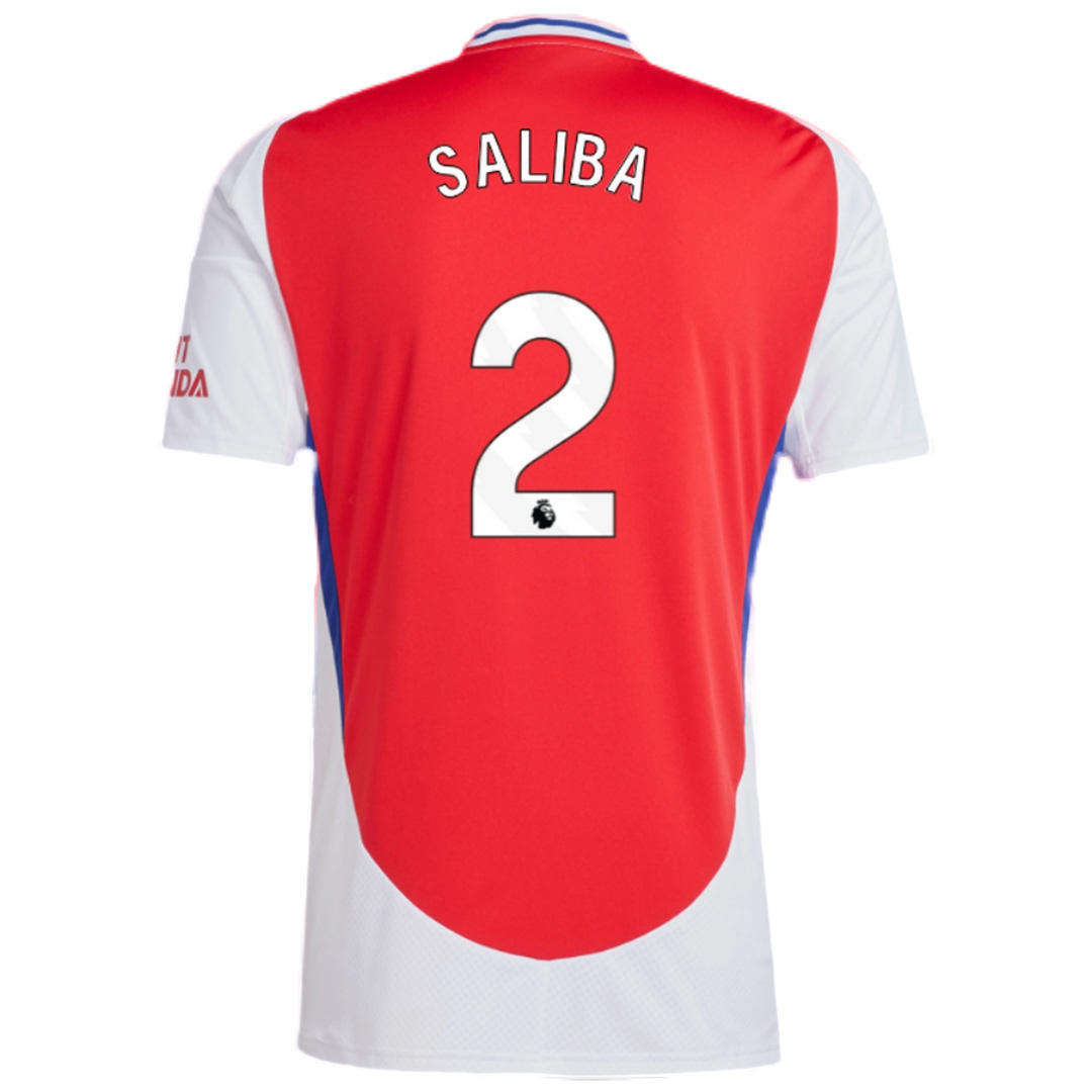 SALIBA #2 Arsenal Home Jersey 2024/25