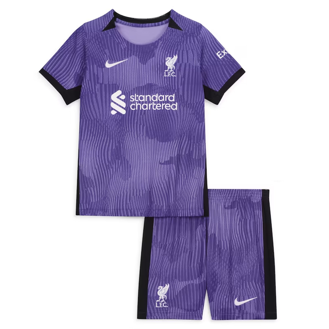 Kid's Liverpool Third Jersey+Shorts 23/24