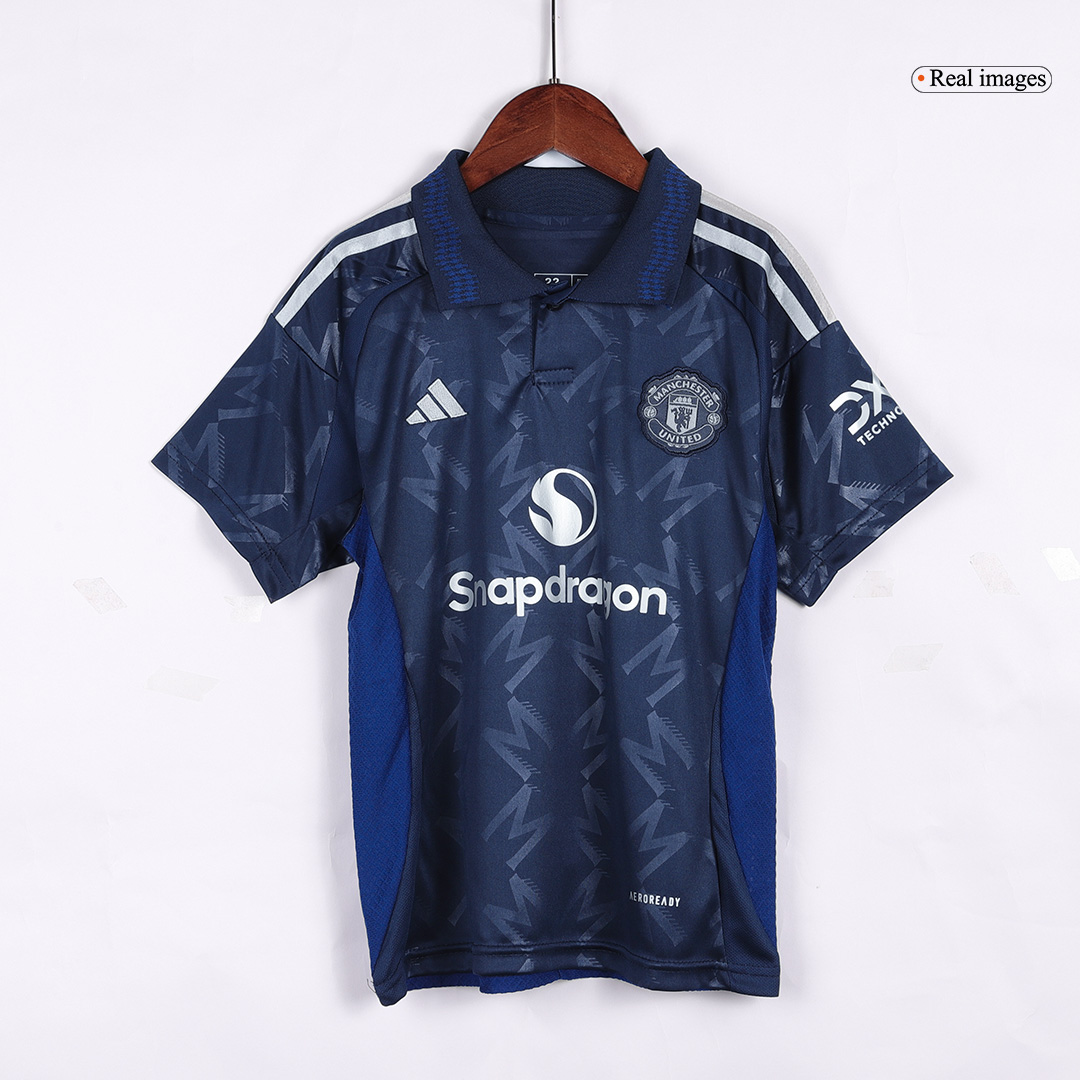 Kid's Manchester United Away Jersey+Shorts 2024/25