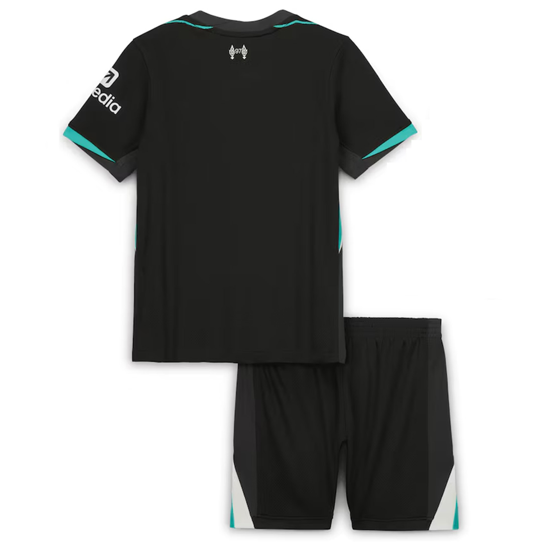 Kid's Liverpool Away Jersey+Shorts 2024/25