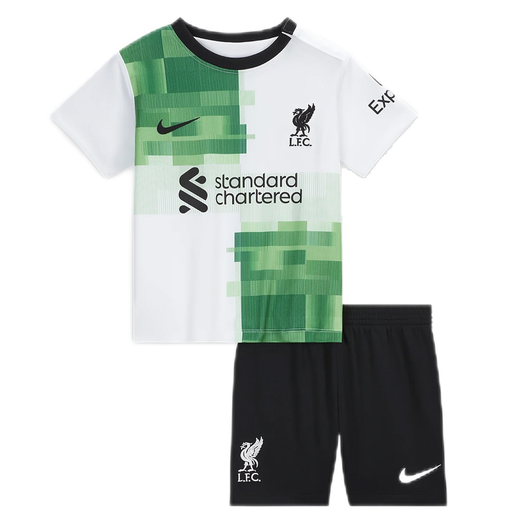 Kid's Liverpool Away Jersey+Shorts 23/24
