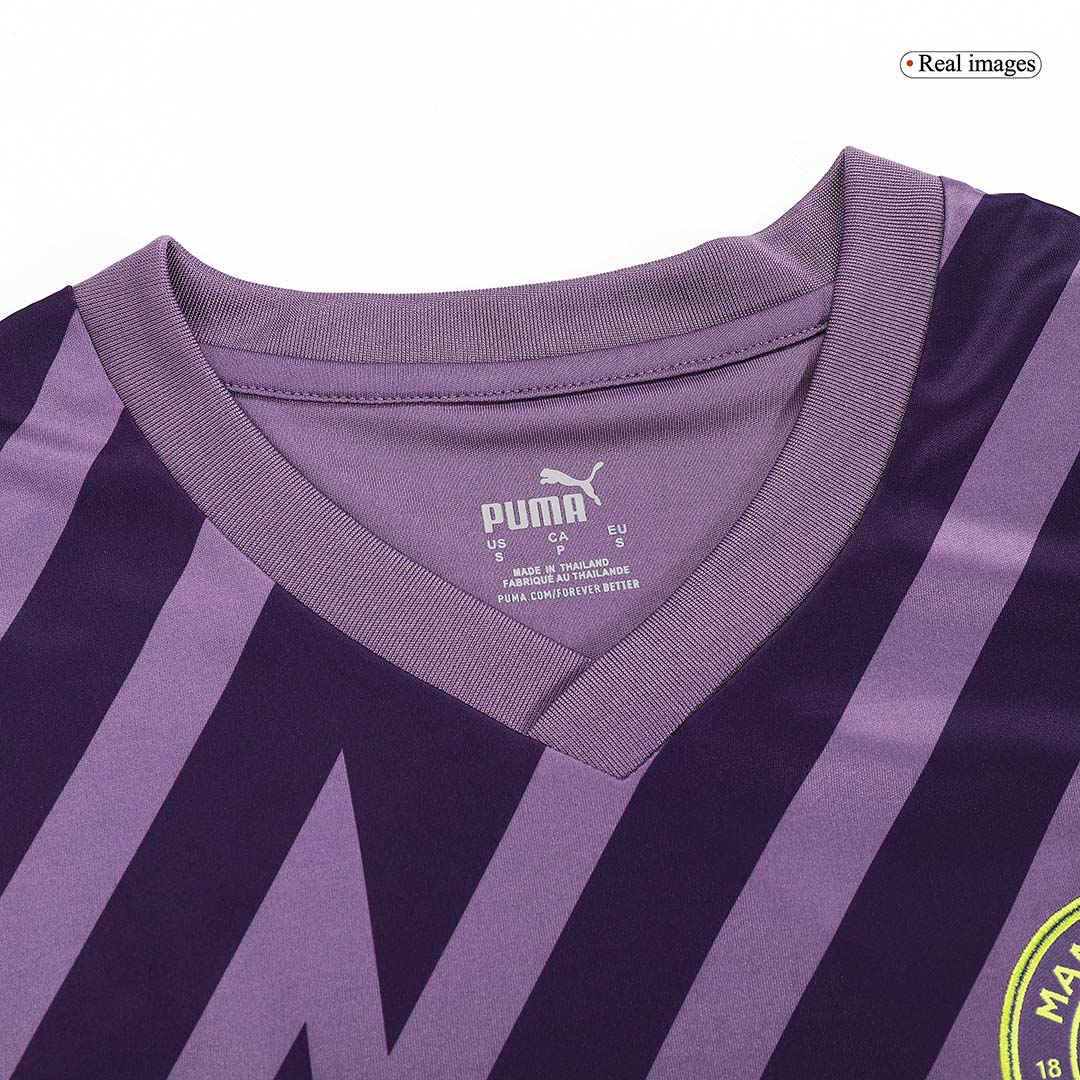 Manchester City Goalkeeper Purple Jersey 23/24