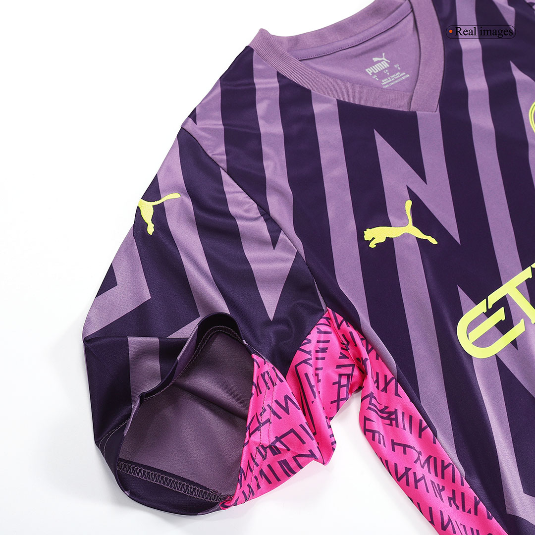 Manchester City Goalkeeper Purple Jersey 23/24