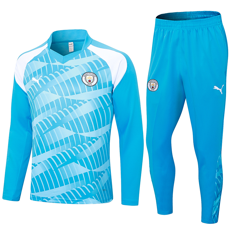 Manchester City Long Sleeve Track Suit 23/24 MEN590