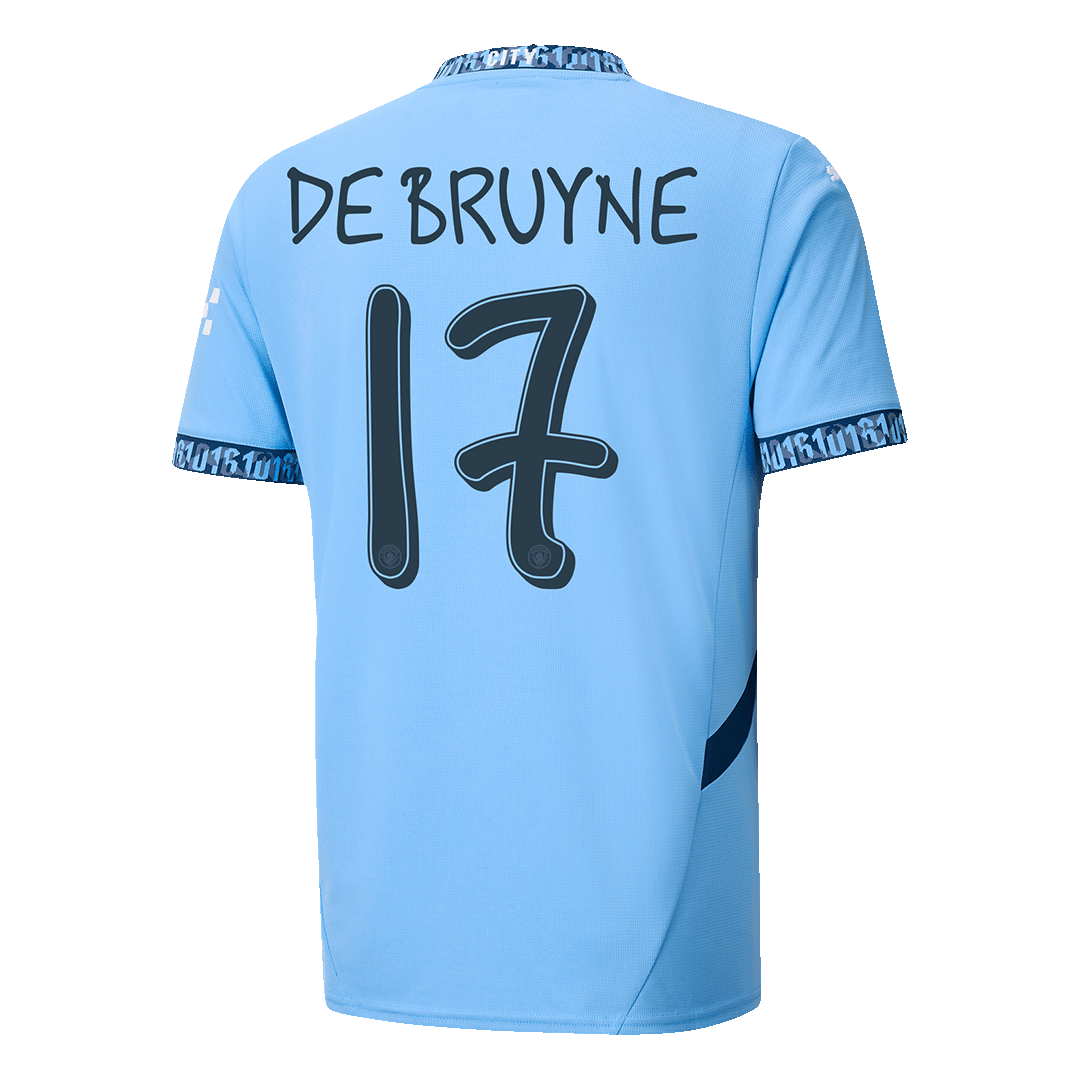 DE BRUYNE #17 Manchester City Home Jersey 2024/25