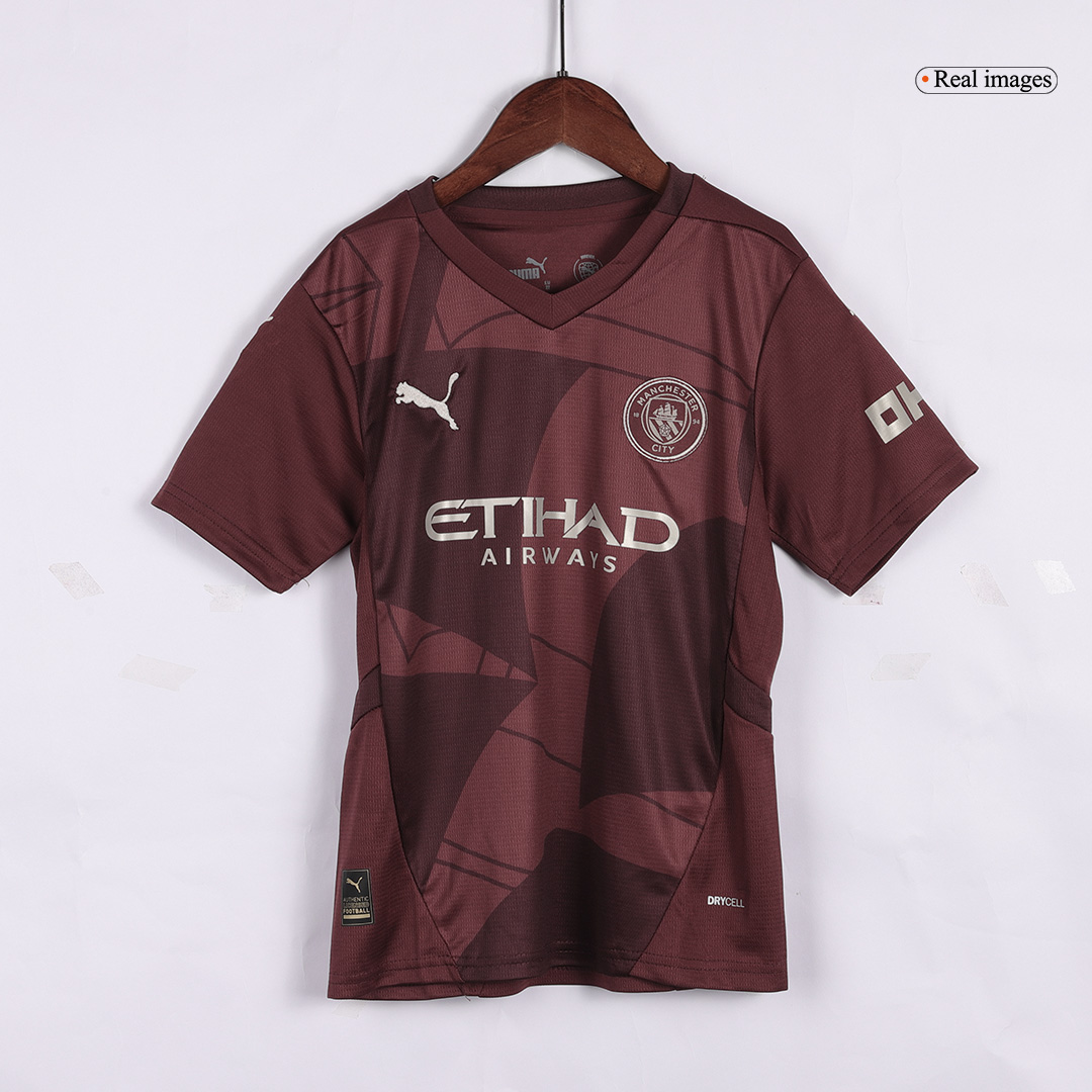Kid's Manchester City Third Jersey+Shorts 2024/25