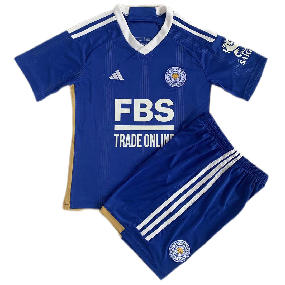 Kid's Leicester City Home Jersey+Shorts 23/24