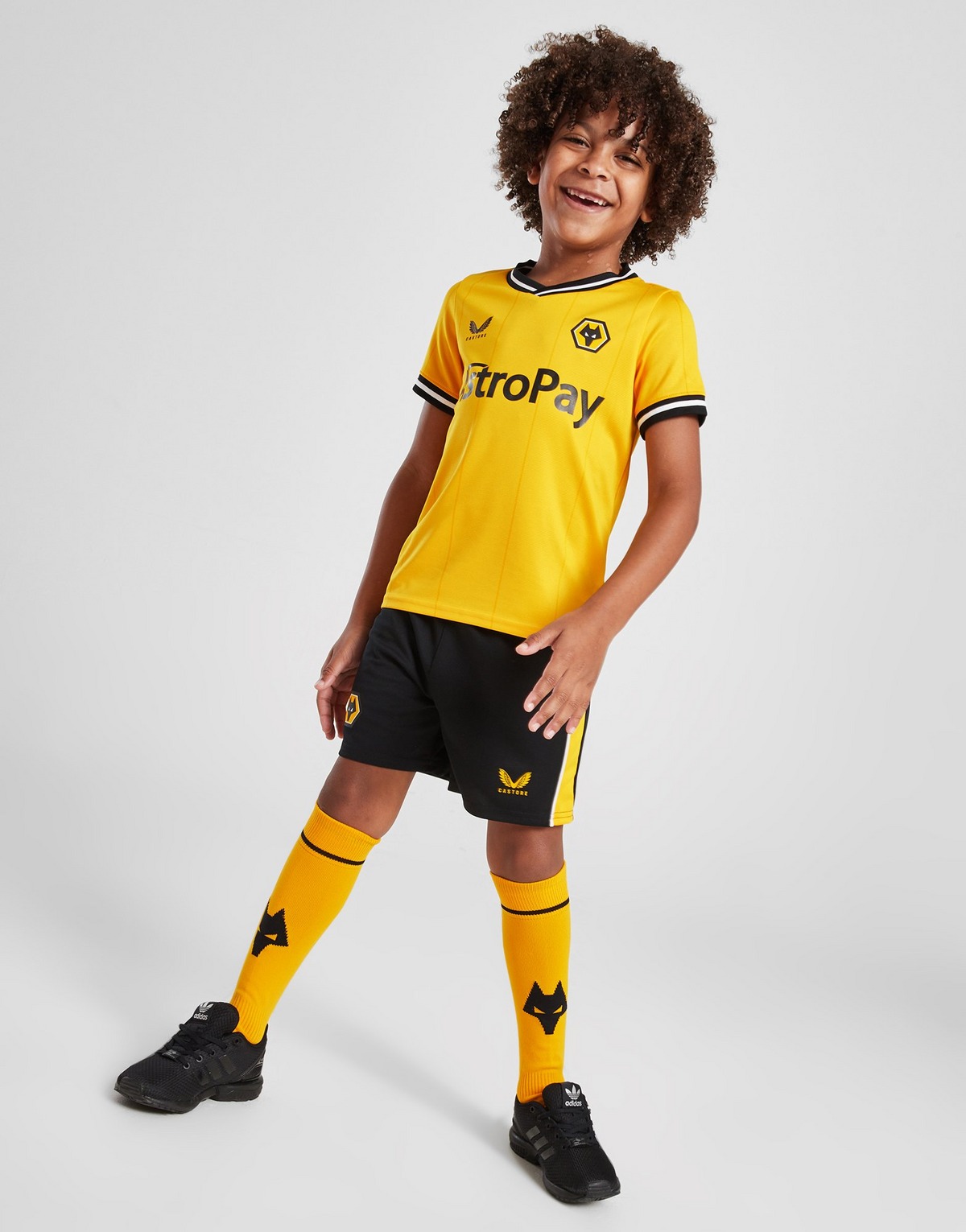 Kid's Wolverhampton Wanderers Home Jersey+Shorts 23/24