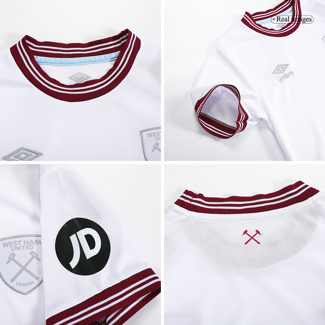 Kid's West Ham Away Jersey+Shorts 23/24