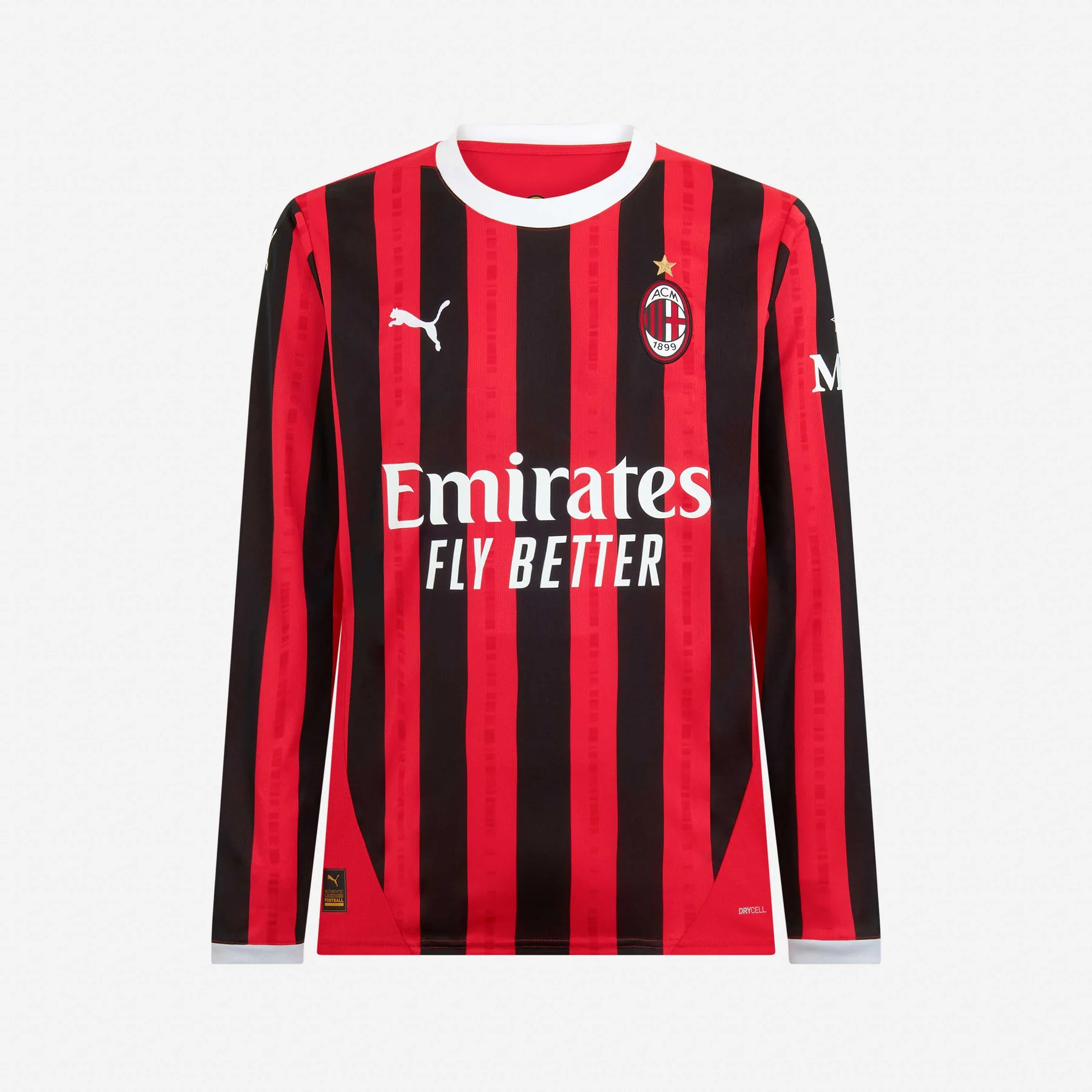 AC Milan Home Long Sleeve Jersey 2024/25