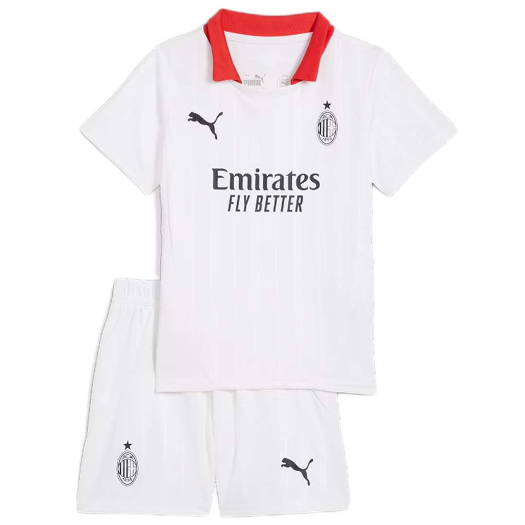 Kid's AC Milan Away Jersey+Shorts 2024/25