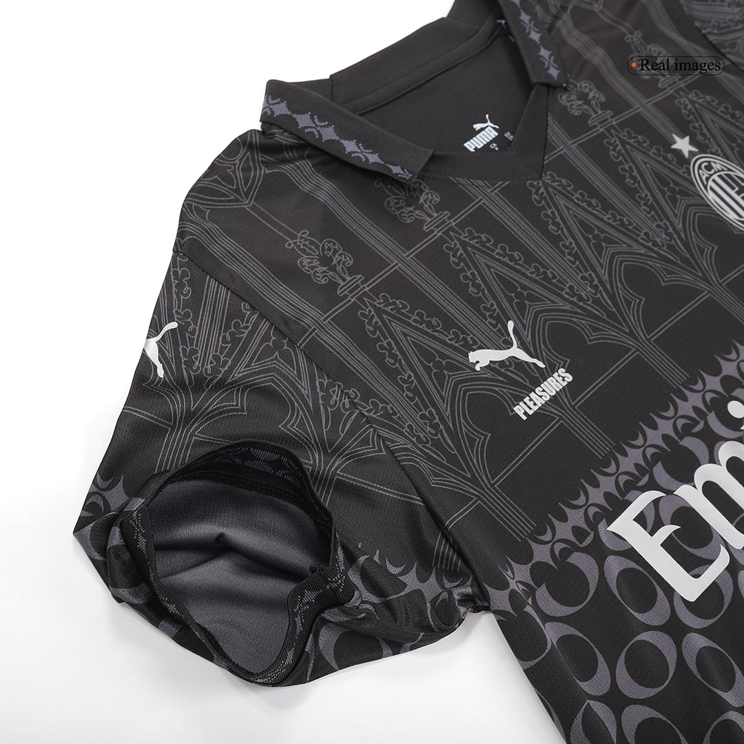 AC Milan x Pleasures Fourth Jersey Dark Version 23/24